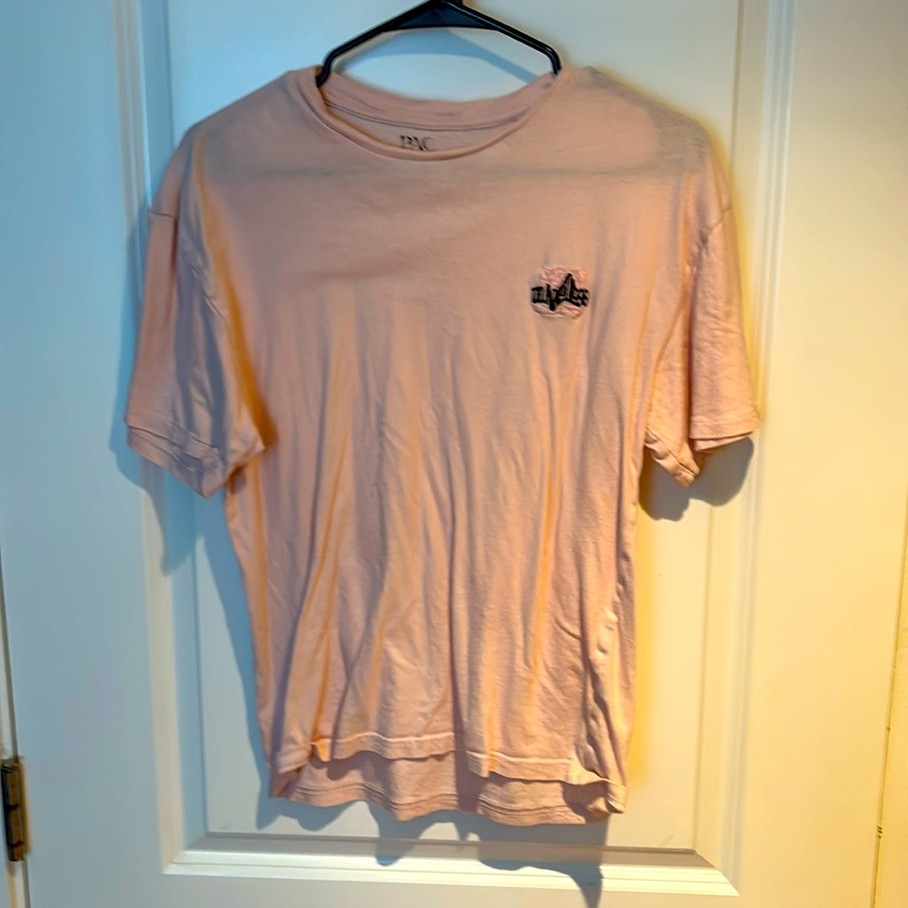 Pre-Loved PacSun Men’s Pink Tee Shirt - S